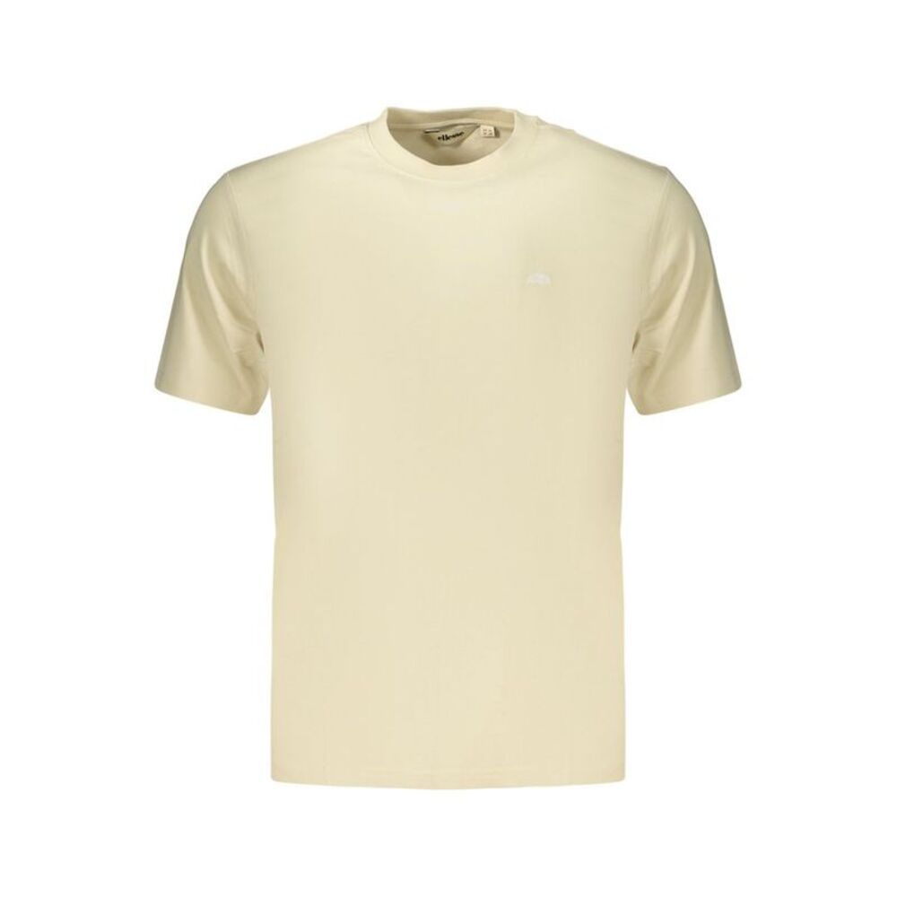 Ellesse Beige Cotton Mens Men's T-Shirt